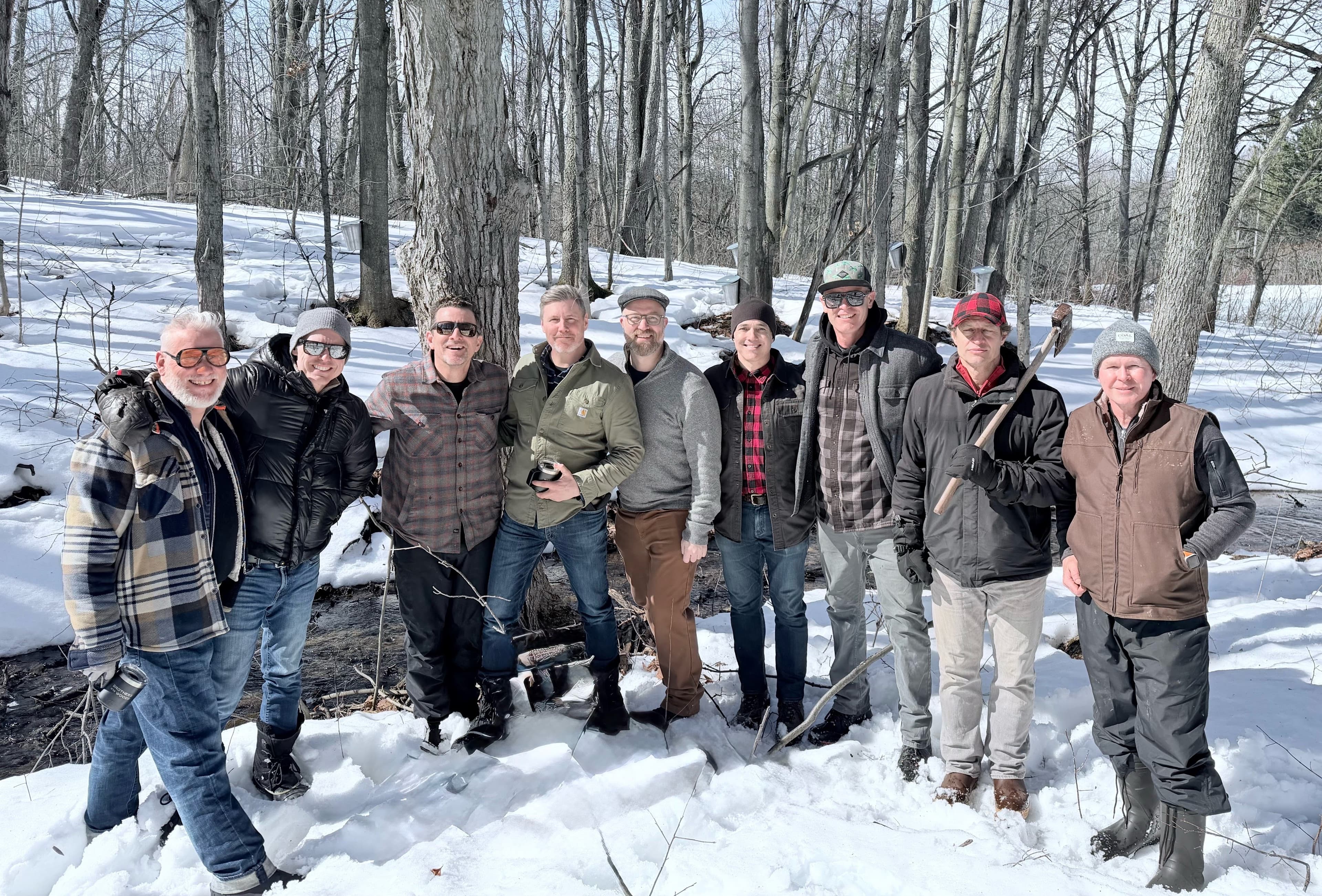 The Brothers in the Woods at Sugar Creek